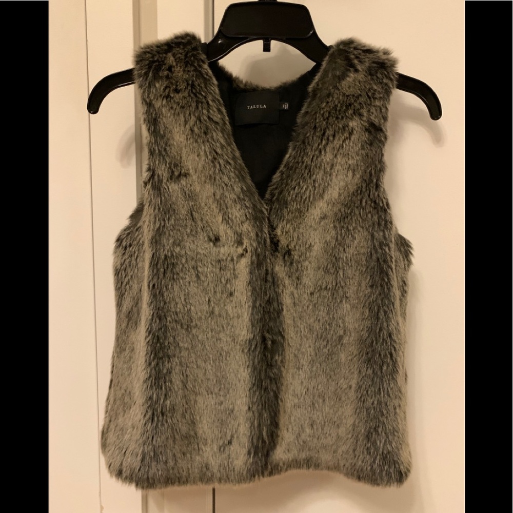 Talula Faux Fur shell vest